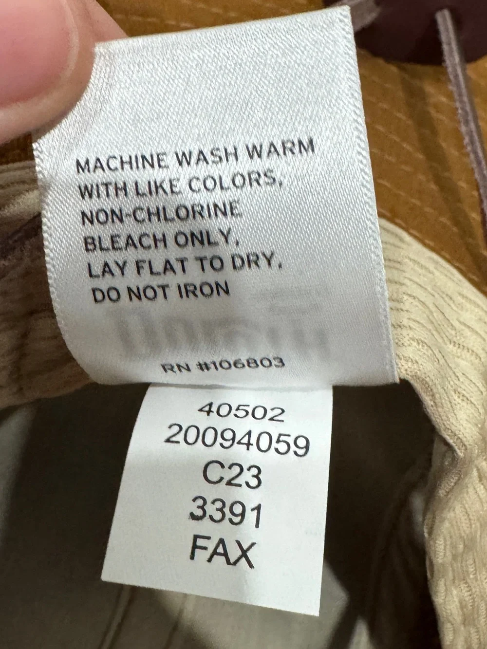 Duluth Wide Brim Sun Hat with Chin Strap - Brown Size Small